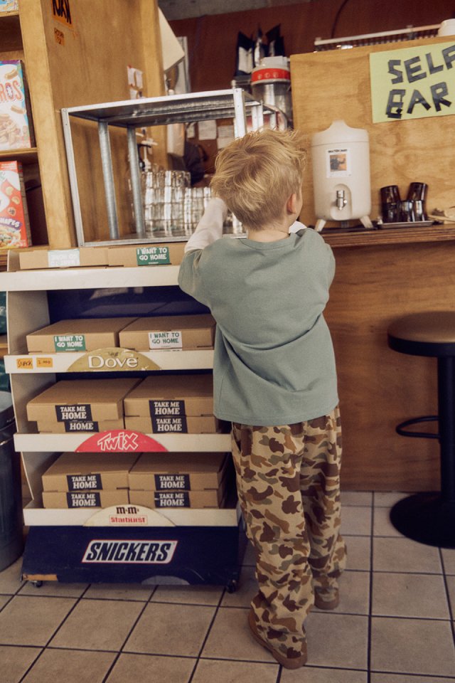 Apple Smile - Korean Children Fashion - #minifashionista - Camo Print Pants - 6