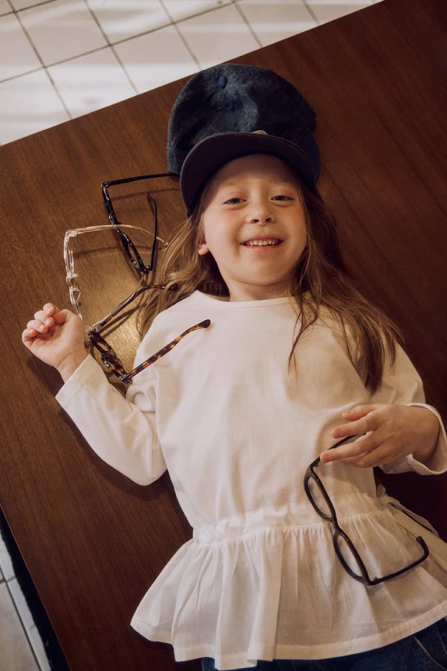 Apple Smile - Korean Children Fashion - #minifashionista - Frill Tee - 10