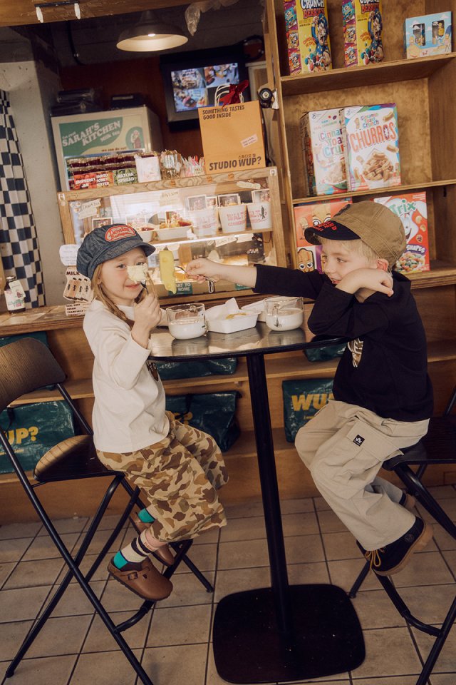 Apple Smile - Korean Children Fashion - #prettylittlegirls - Camo Wide Pants - 2