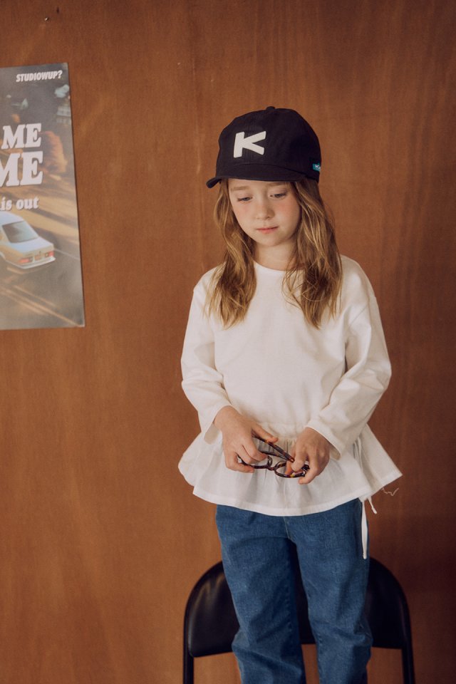Apple Smile - Korean Children Fashion - #prettylittlegirls - Frill Tee - 11
