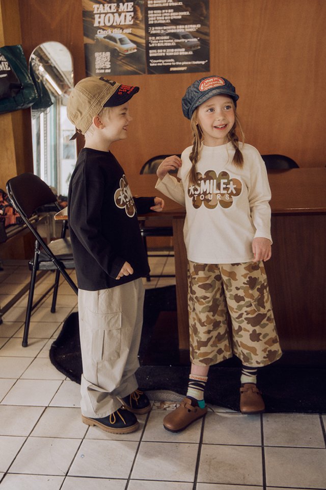 Apple Smile - Korean Children Fashion - #stylishchildhood - Belted Cargo Pants - 9