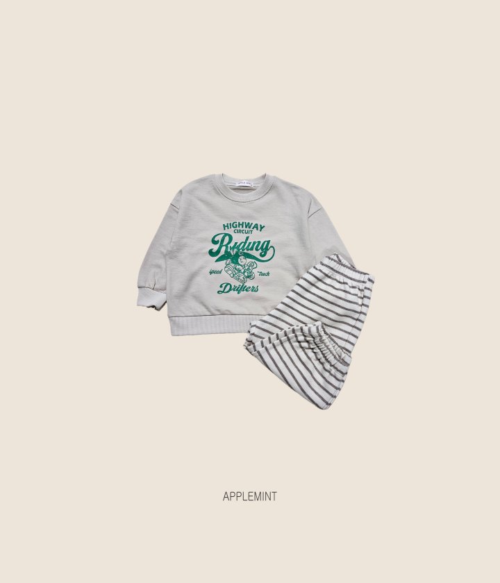 Applemint - Korean Children Fashion - #kidzfashiontrend - Riding Sweatshirt - 4