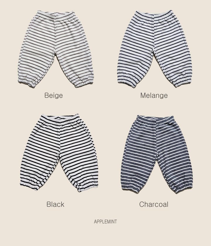 Applemint - Korean Children Fashion - #discoveringself - Striped Pants