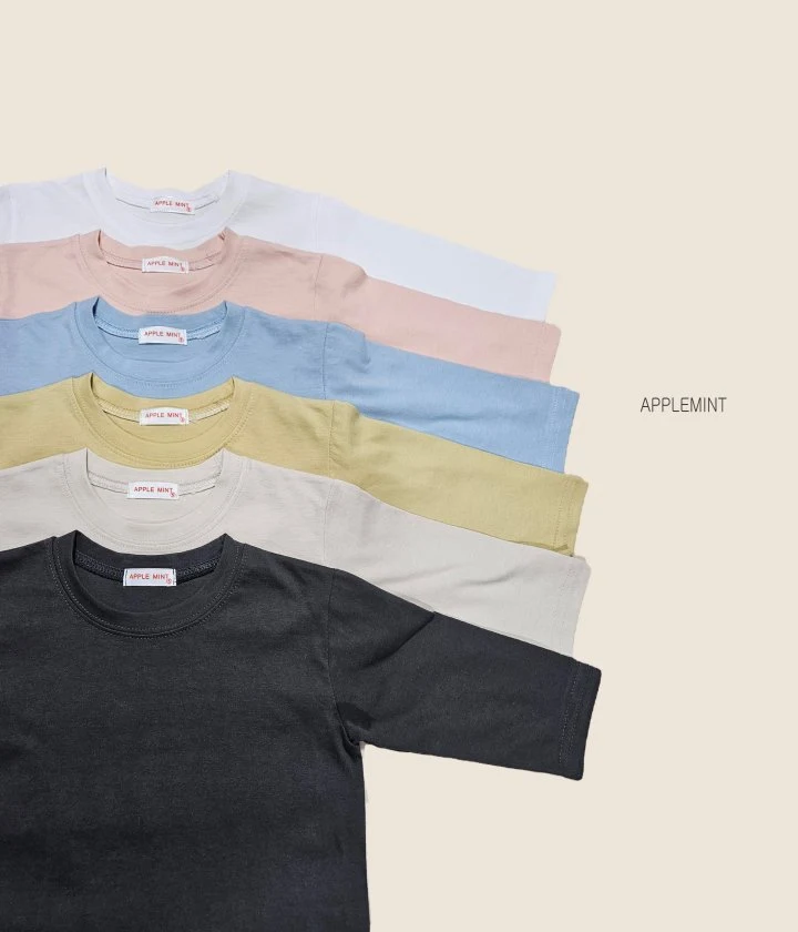 Applemint - Korean Children Fashion - #fashionkids - Basic Single Tee - 3