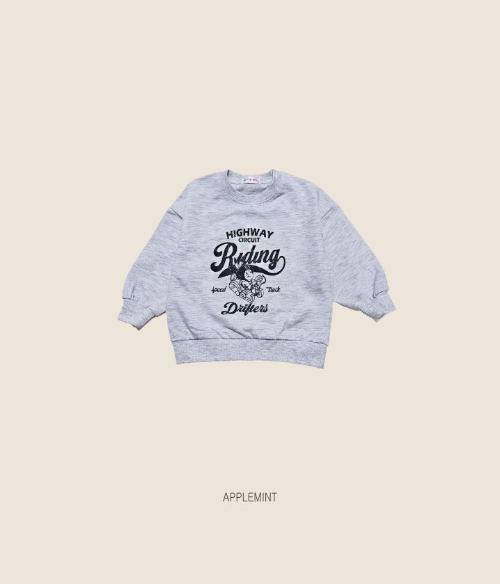 Applemint - Korean Children Fashion - #magicofchildhood - Riding Sweatshirt - 6