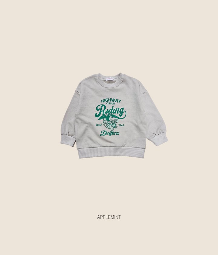 Applemint - Korean Children Fashion - #minifashionista - Riding Sweatshirt - 7