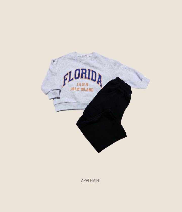 Applemint - Korean Children Fashion - #minifashionista - Florida Sweatshirt - 6