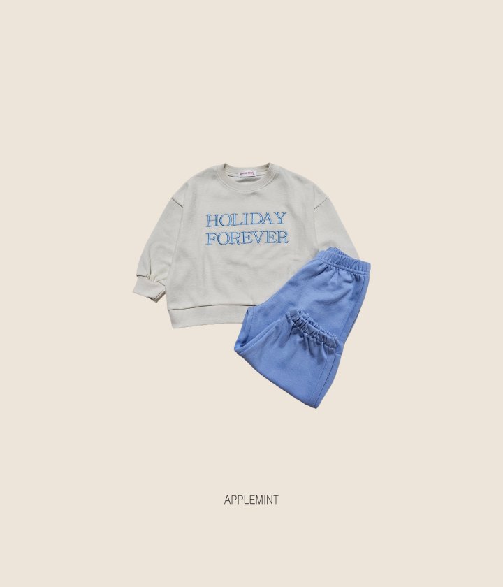 Applemint - Korean Children Fashion - #prettylittlegirls - Holiday Embroidered Sweatshirt - 6