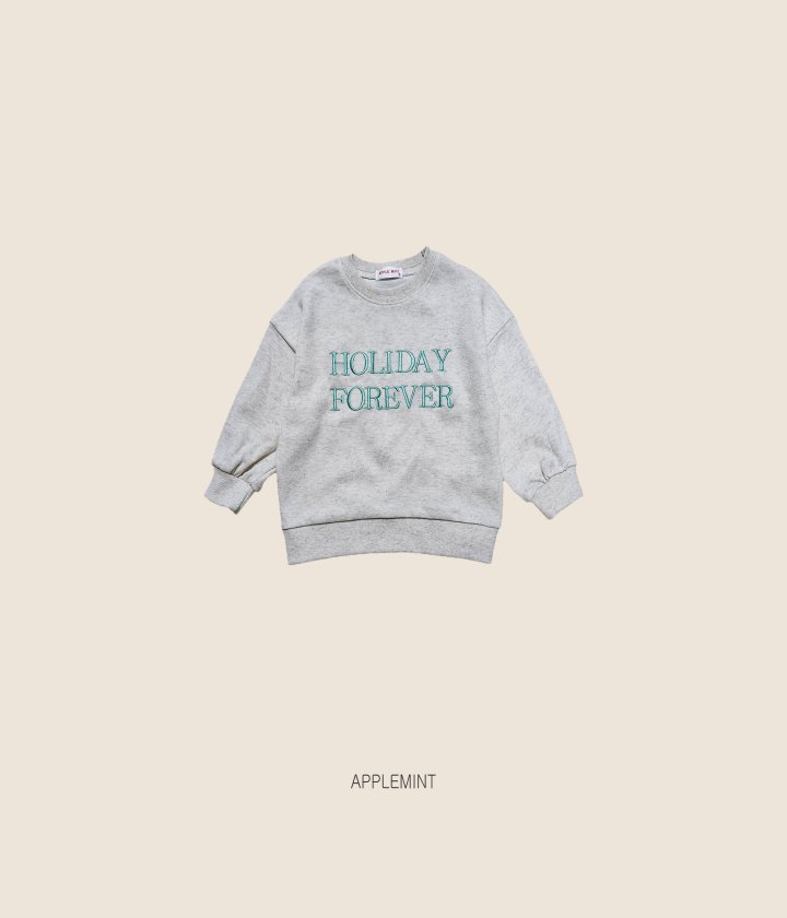 Applemint - Korean Children Fashion - #todddlerfashion - Holiday Embroidered Sweatshirt - 7