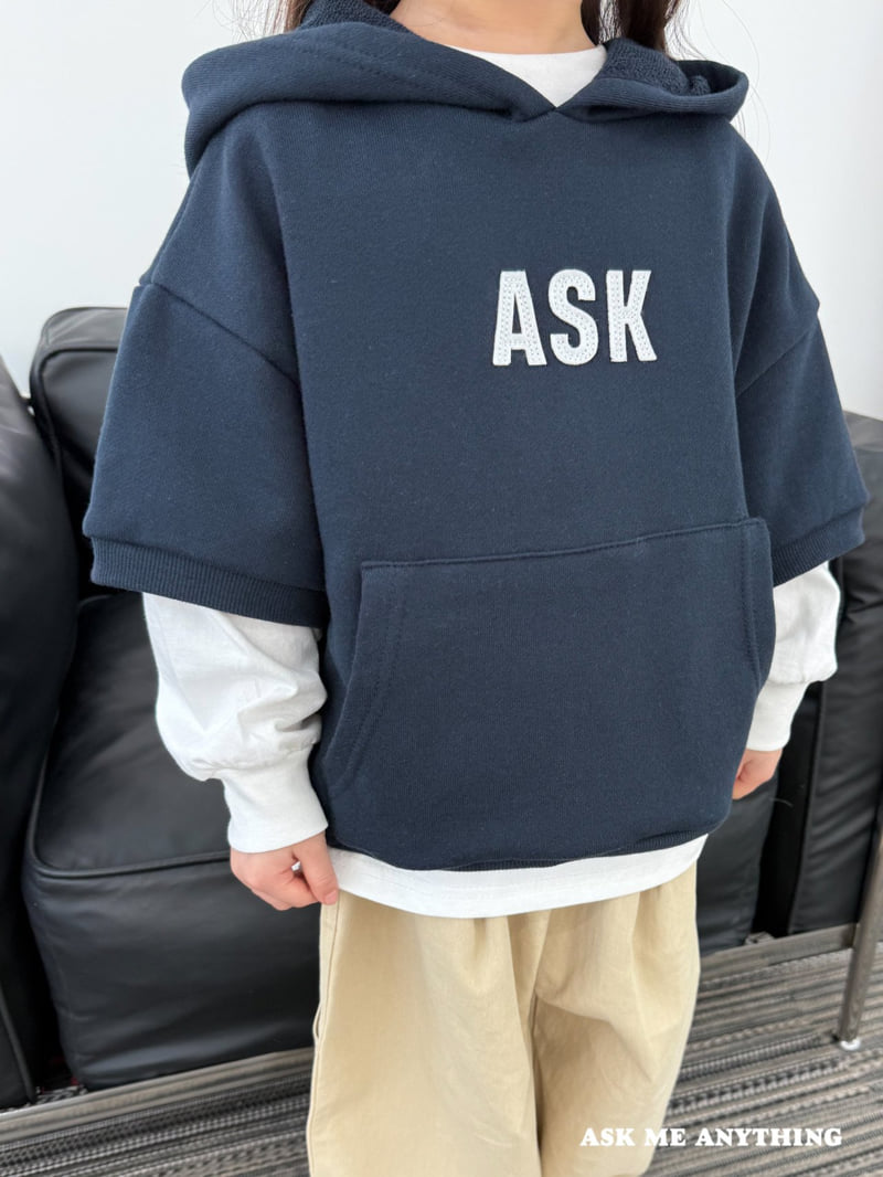 ASK Hooded Sweatshirt by Ask Me Anything for Child - view 6