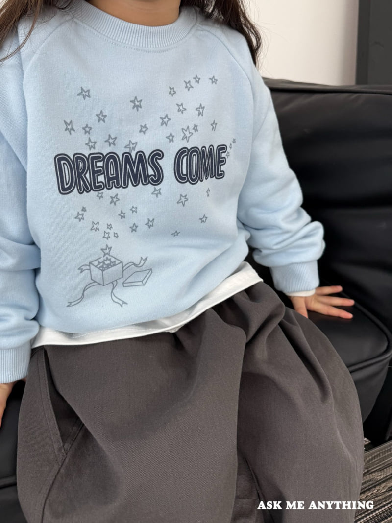Ask Me Anything - Korean Children Fashion - #kidsshorts - Dream Sweatshirt - 8