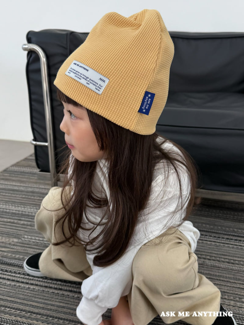 Ask Me Anything - Korean Children Fashion - #kidsshorts - Fit Waffle Beanie - 5