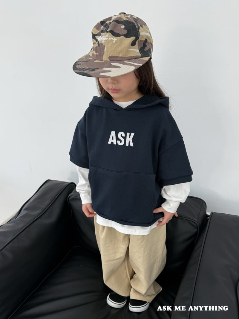 ASK Hooded Sweatshirt by Ask Me Anything for Child - view 3