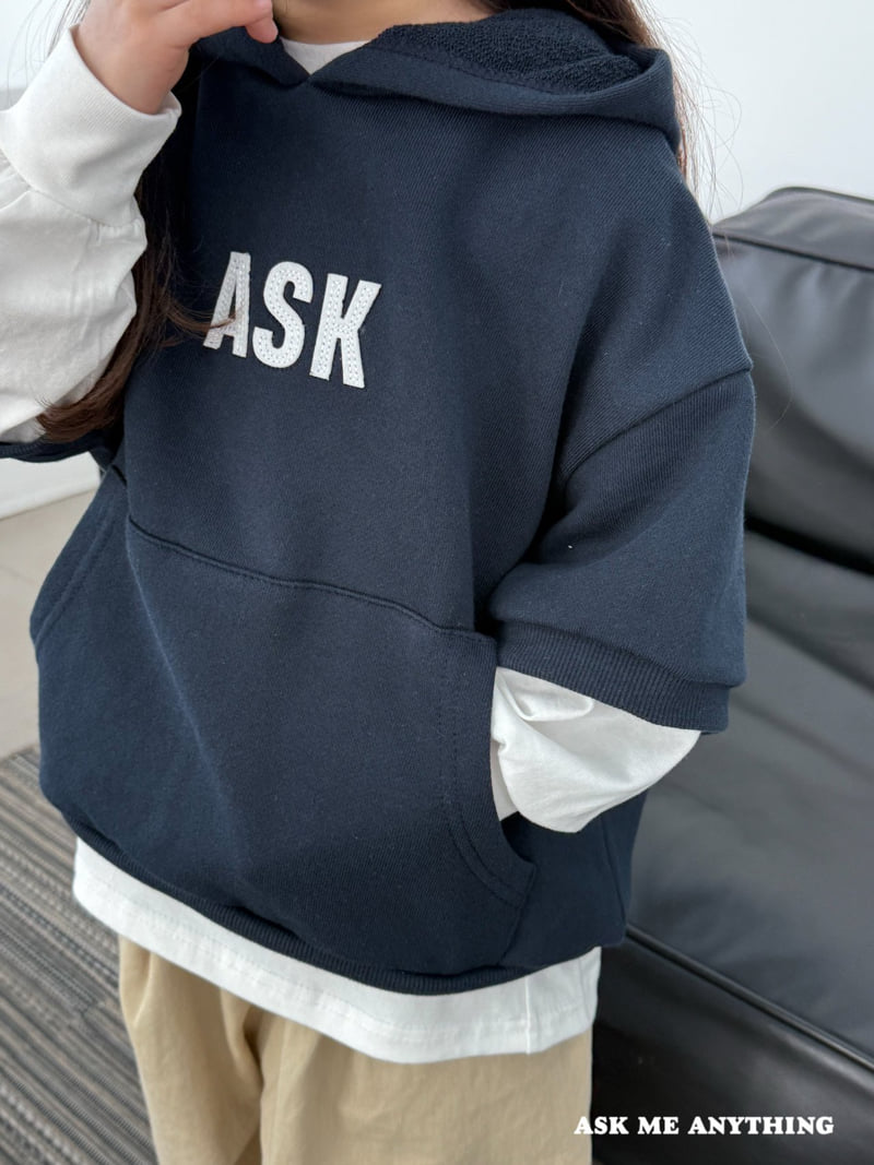 ASK Hooded Sweatshirt by Ask Me Anything for Child - view 5