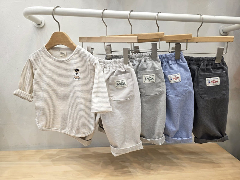 Atree - Korean Baby Fashion - #babyclothing - Pigment Spandex Pants - 4