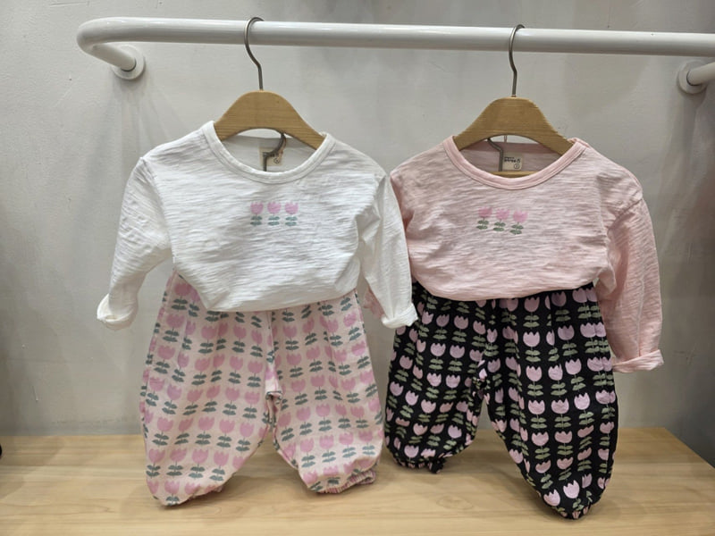 Atree - Korean Baby Fashion - #babygirlfashion - Tulip Tee - 8