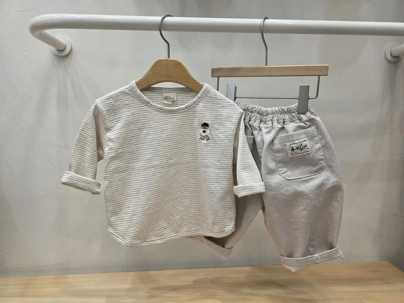 Atree - Korean Baby Fashion - #babylifestyle - Pigment Spandex Pants - 7