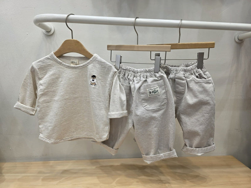 Atree - Korean Baby Fashion - #babyoninstagram - Pigment Spandex Pants - 8