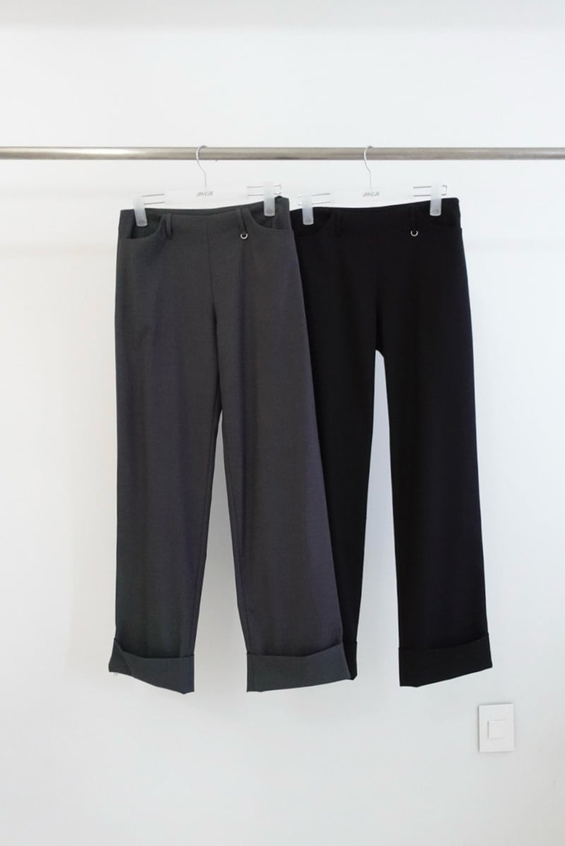 Awear - Korean Women Fashion - #momslook - Cuffed Slacks