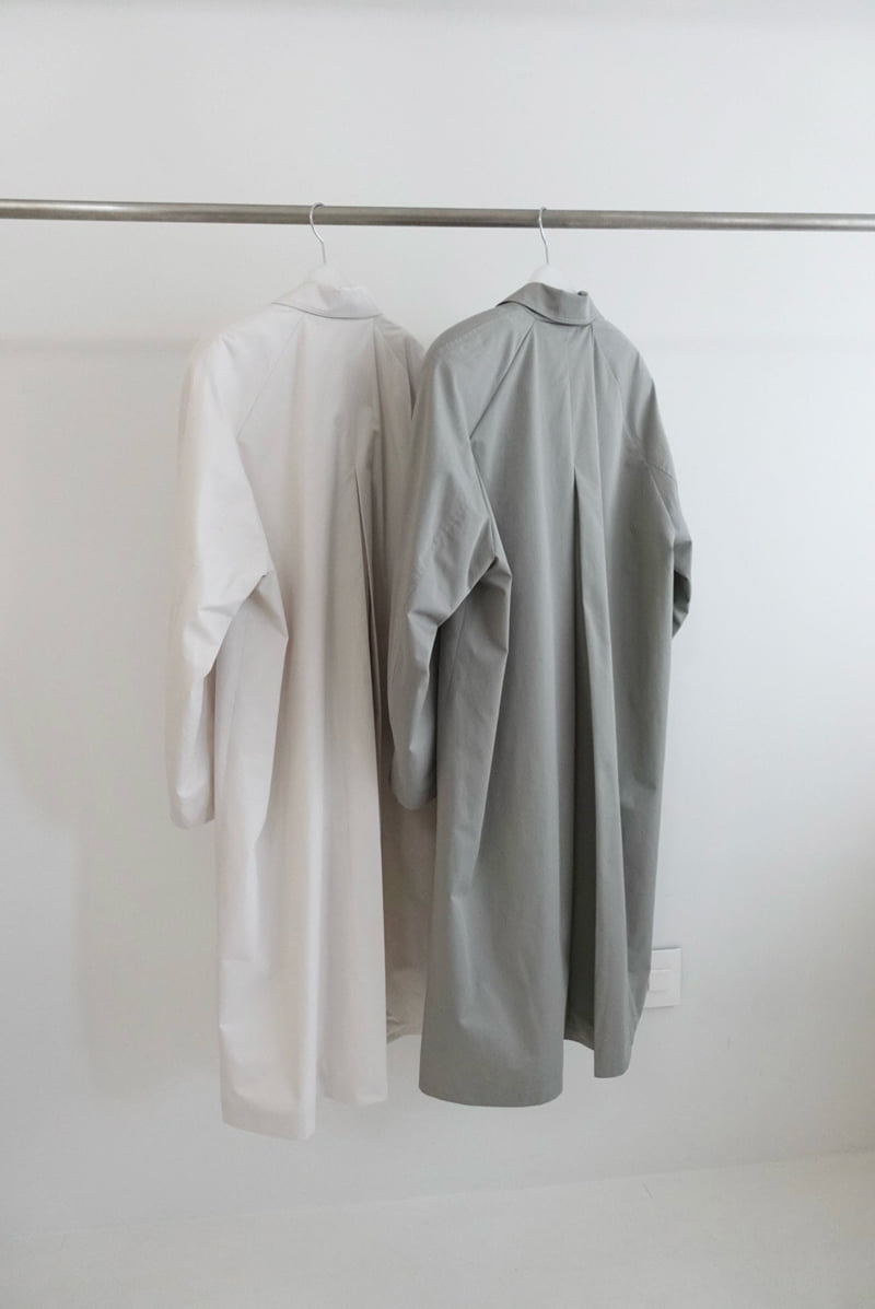 Awear - Korean Women Fashion - #womensfashion - Mono Trench Coat - 4