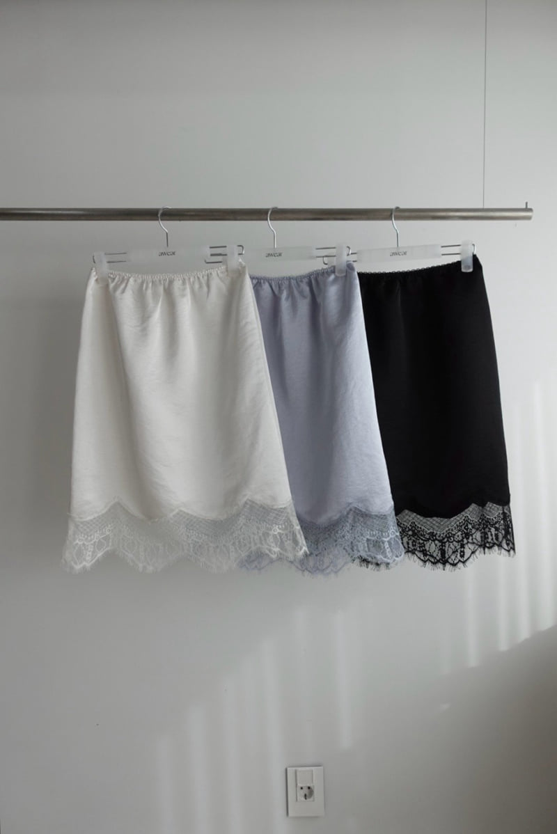 Awear - Korean Women Fashion - #momslook - Blanc Skirt