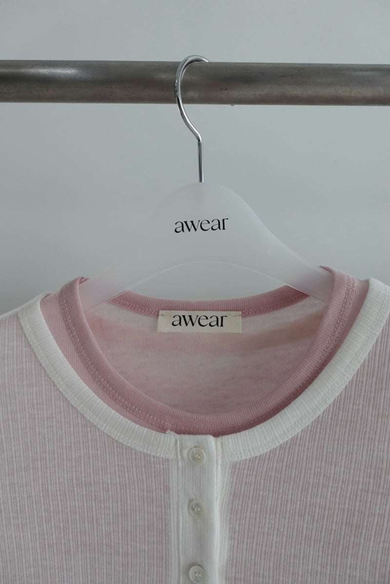 Awear - Korean Women Fashion - #momslook - Layering Tee - 2
