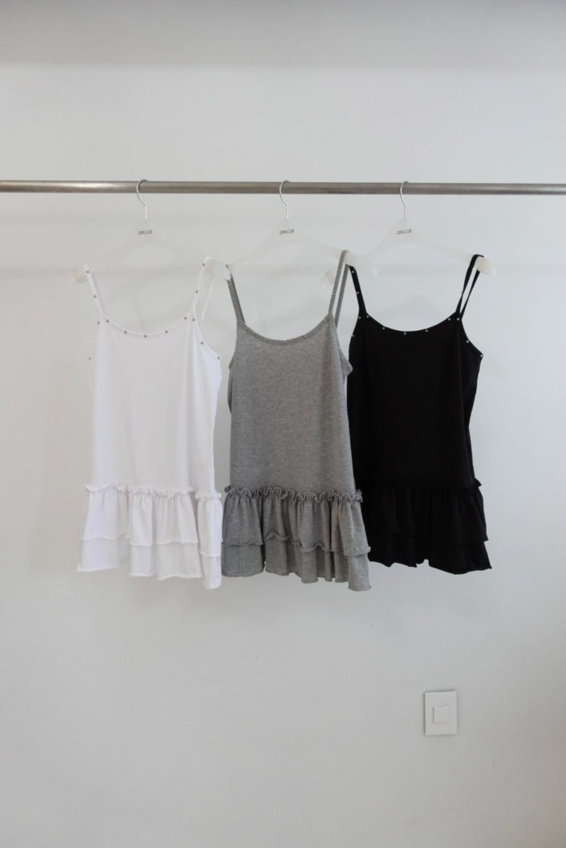 Awear - Korean Women Fashion - #pursuepretty - Studded Sleeveless Top
