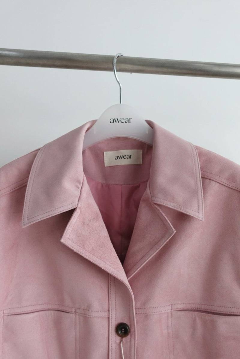 Awear - Korean Women Fashion - #womensfashion - Courtney Suede Jacket - 2