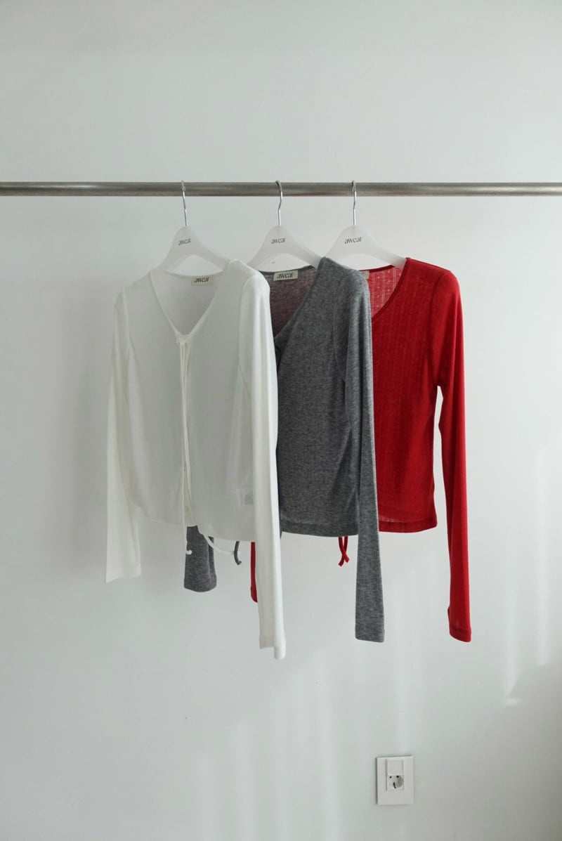 Awear - Korean Women Fashion - #womensfashion - Scallop Knit Cardigan - 5