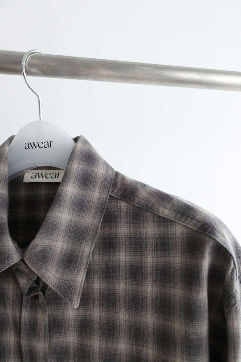 Awear - Korean Women Fashion - #womensfashion - Butter Check Shirt - 3