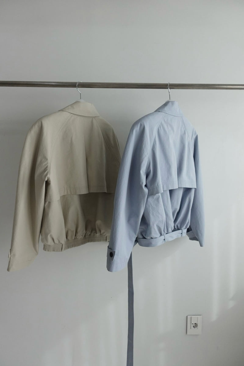 Awear - Korean Women Fashion - #womensfashion - Basque Trench Coat - 5