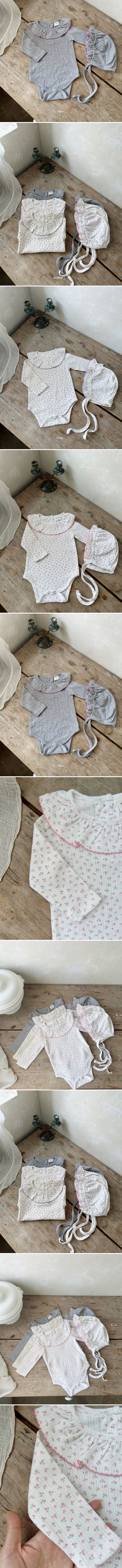 Azalea - Korean Baby Fashion - #babywear - Pure Freesia Suit Set (Baby) - 2