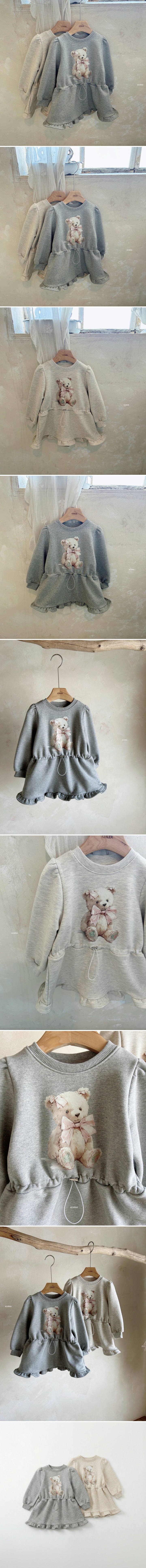 Azalea - Korean Children Fashion - #fashionkids - Bear String One-piece - 2