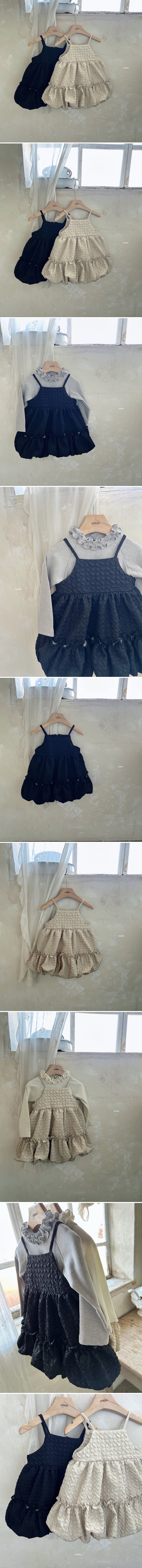 Azalea - Korean Children Fashion - #kidzfashiontrend - Dana Jacquard One-piece - 2