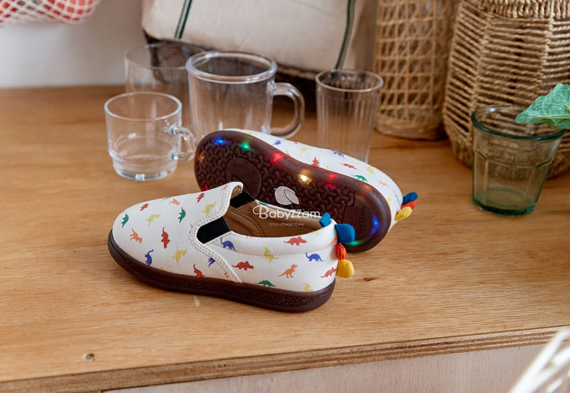 Babyzzam - Korean Children Fashion - #childofig - LED Dino Shoes - 12