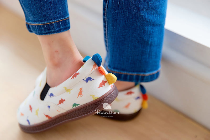 Babyzzam - Korean Children Fashion - #designkidswear - LED Dino Shoes