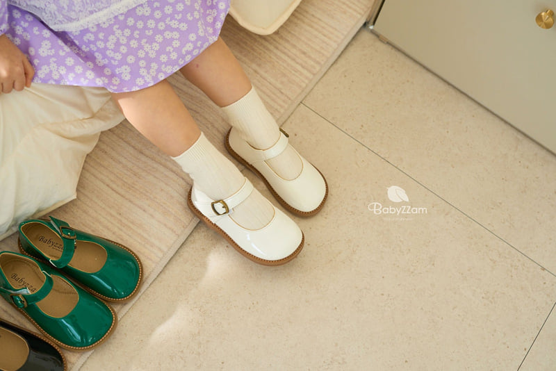 Babyzzam - Korean Children Fashion - #designkidswear - Enamel Flat - 7