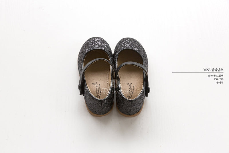 Babyzzam - Korean Children Fashion - #discoveringself - Sparkle Button Flat - 9