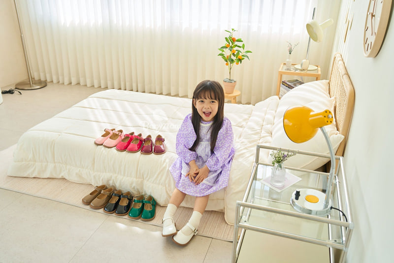 Babyzzam - Korean Children Fashion - #discoveringself - Enamel Flat - 8