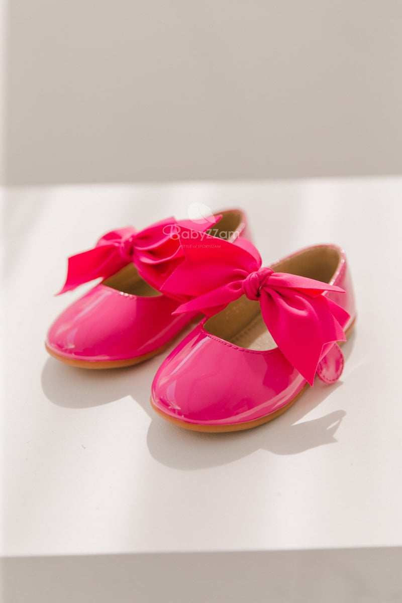 Babyzzam - Korean Children Fashion - #kidsshorts - Vivian Ribbon Flat - 2