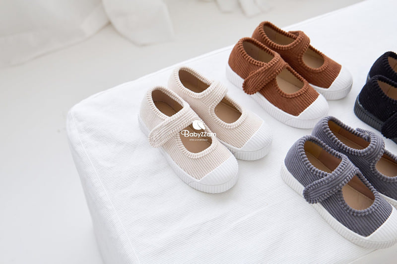 Babyzzam - Korean Children Fashion - #kidsshorts - Corduroy Sneakers - 8