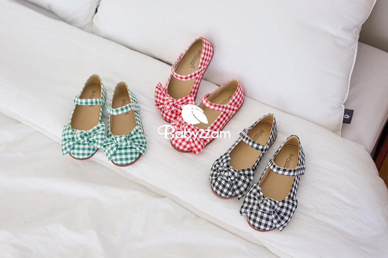 Babyzzam - Korean Children Fashion - #kidsstore - Check Flat