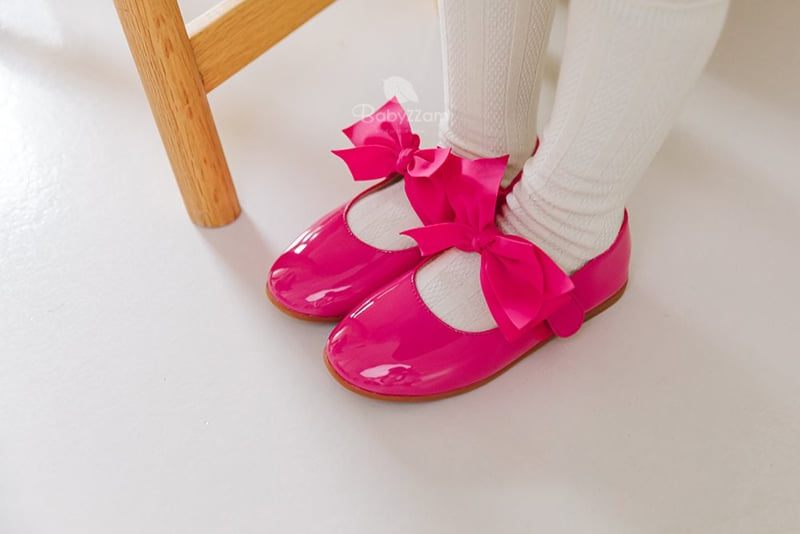 Babyzzam - Korean Children Fashion - #kidsstore - Vivian Ribbon Flat - 4