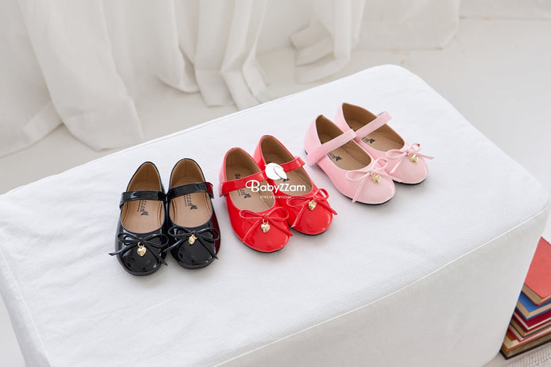 Babyzzam - Korean Children Fashion - #littlefashionista - Heart Point Flat - 8