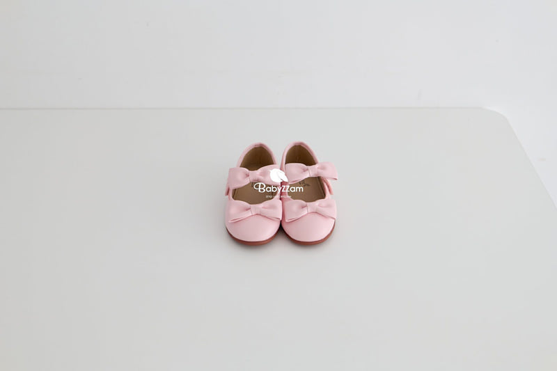 Babyzzam - Korean Children Fashion - #littlefashionista - Highteen Ribbon Flat - 3