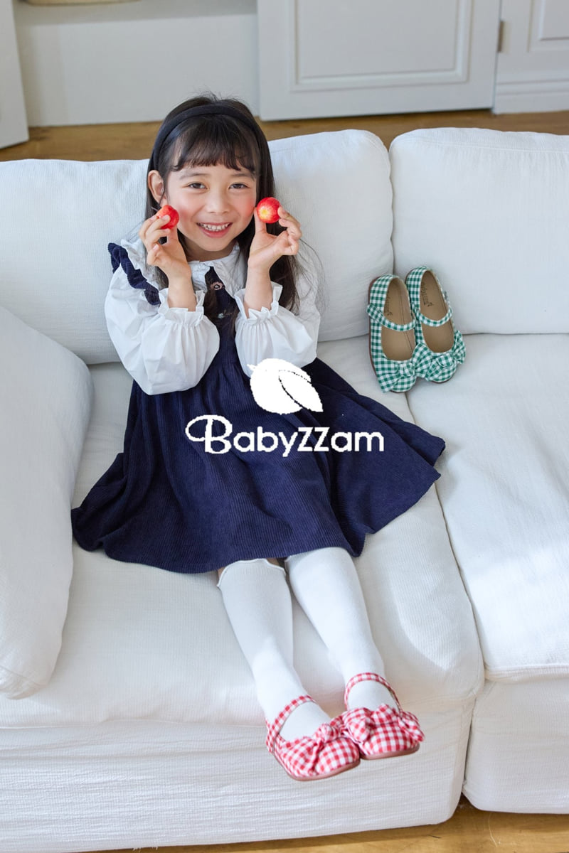 Babyzzam - Korean Children Fashion - #magicofchildhood - Check Flat - 5