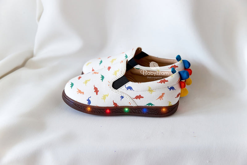 Babyzzam - Korean Children Fashion - #minifashionista - LED Dino Shoes - 10