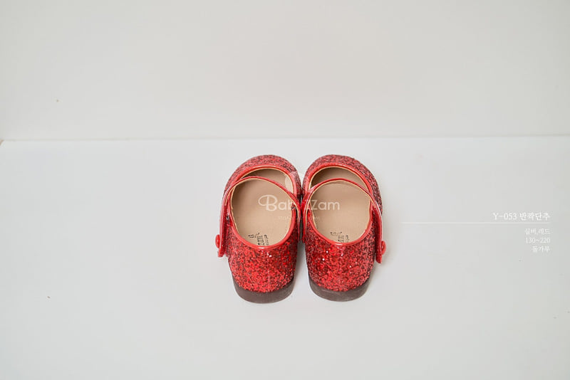 Babyzzam - Korean Children Fashion - #minifashionista - Sparkle Button Flat - 4
