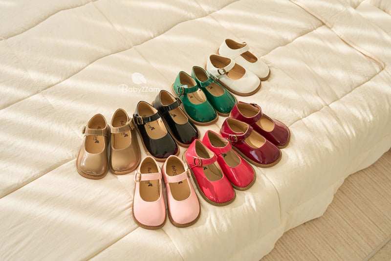 Babyzzam - Korean Children Fashion - #prettylittlegirls - Enamel Flat