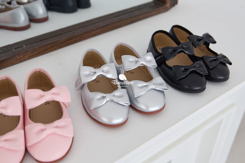 Babyzzam - Korean Children Fashion - #prettylittlegirls - Highteen Ribbon Flat - 6